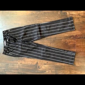 Pinstripe Denim Pants